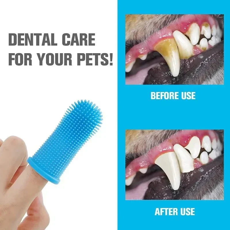 360° Dog & Cat Finger Toothbrush
